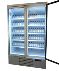 KOELKAST 2 GLASDEUREN