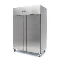 Vrieskast - 1200 L - 6 Verstelbare Roosters (2/1 GN) - Rvs - op Wielen