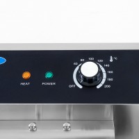 Frituurpan - 45 L - 1 Mand - met Tapkraan - 400V