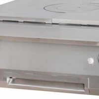 Heavy Duty Doorkookplaat - 1 Pit - Dubbel - 70 cm Diep - Gas