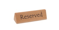 Tafelstandaard reserved
