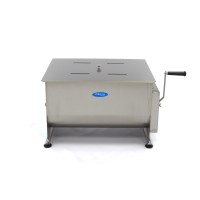 Vleesmenger - 60 L - 55 Kg Vlees - Dubbele As - Handmatig
