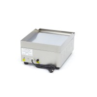 Grillplaat - Glad Chroom - 36 cm - incl. Opvangbak