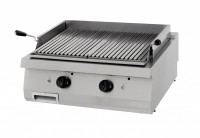 Heavy Duty Lavasteengrill - Dubbel - 70 cm Diep - Gas