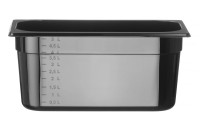Container GN 1/3 zwart polycarbonaat