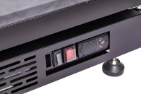 KOELKAST 3 GLASDEUREN ZW