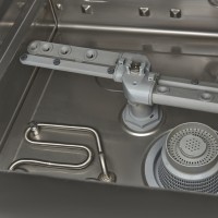 Horeca Vaatwasser - 40 x 40 cm - met Afvoer-, Glansspoel- en Zeeppomp - 230V