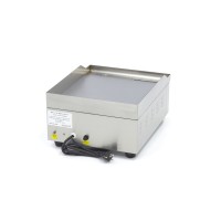 Grillplaat - Glad - 36 cm - incl. Opvangbak