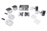 Frituurpan - 2x 8 L - 2 Manden - tot 2,8 Kg Frites