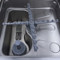 Doorschuifvaatwasser - 50 x 50 cm - met Glansspoel- en Zeeppomp - Digitaal Display - 400V