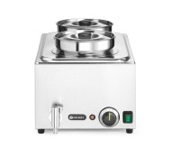 Set: Bain-marie HENDI Ranger + 2x bak 4L met deksel
