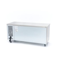 Koelwerkbank - 180 cm - 3 Glazen Deuren