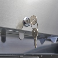 Koelkast - 600 L - 3 Verstelbare Roosters (2/1 GN) - Rvs - met Glazen Deur