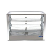Warmhoudvitrine - 115 L - 70 cm - 3 Niveaus