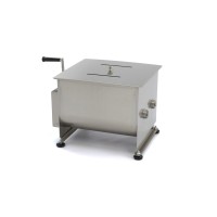 Vleesmenger - 30 L - 25 Kg Vlees - Dubbele As - Handmatig