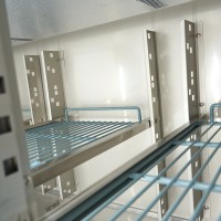 Koelwerkbank - 180 cm - 3 Glazen Deuren