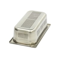 Gastronorm Bak - 1/3 GN - 10 cm Diep - RVS - Geperforeerd