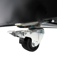 KOELKAST 3 GLASDEUREN ZWART