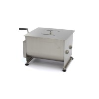 Vleesmenger - 40 L - 35 Kg Vlees - Dubbele As - Handmatig