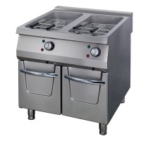 Premium Friteuse - 2 x 22 L - Dubbel - 90 cm Diep - met Tapkraan - Elektrisch