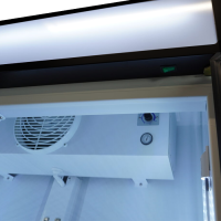 KOELKAST 2 GLASDEUREN