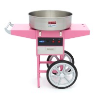 Suikerspinmachine – Ø 52 cm – Roze – met Onderstel