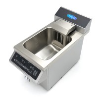 Frituurpan - 8 L - 1 Mand - Inductie - Liftsysteem - met Tapkraan