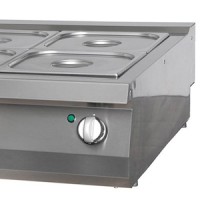 Heavy Duty Bain Marie - Dubbel - 70 cm Diep - Elektrisch