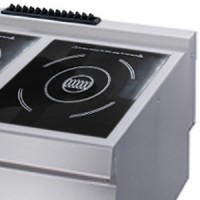 Heavy Duty Kookplaat - 2 Pitten - Inductie - Enkel - 70 cm Diep - Elektrisch