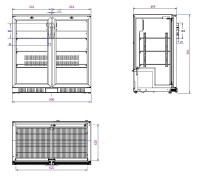 BARKOELER ZWART 2 DEUREN