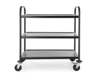 Serveerwagen mat zwart