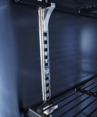 KOELKAST 1 GLASDEUR ZWART