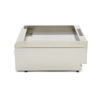 Horeca Grillplaat - Glad - Dubbel - 60 cm Diep - Gas
