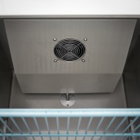 Koelkast - 600 L - 3 Verstelbare Roosters (2/1 GN) - Rvs - op Wielen